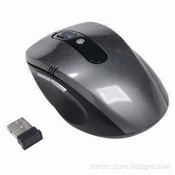 6D Wireless Mouse 2.4G Technology with Nano Receiver, 10m Transmitting Distance